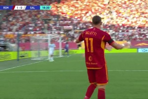 [进球视频] 打破连续34场意甲进球荒！贝洛蒂破门攻入加盟罗马后联赛首球！