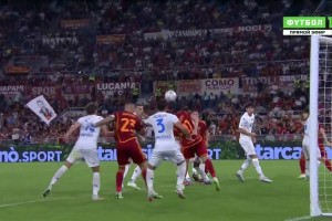 [进球视频] 罗马7-0领先恩波利！克里斯坦特蝎子摆尾助攻曼奇尼破门！