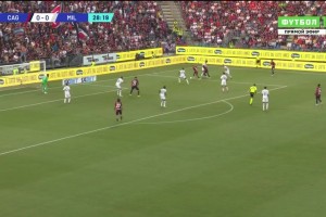 [进球视频] 米兰丢球！阿德利后场护球被断卢文博劲射破门！