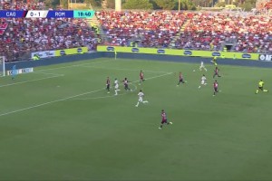[进球视频] 罗马2分钟连进2球！卢卡库包抄门前胸口撞射破门！