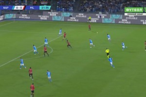 [进球视频] 米兰1-0领先那不勒斯！普利西奇传中助攻吉鲁头球破门！