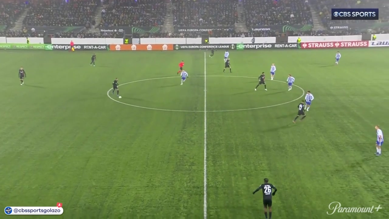 欧协联-法雷斯-查比破门 法兰克福客场1-0赫尔辛基
