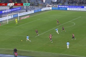意杯-佩莱格里尼助攻贡多齐破门 拉齐奥1-0热那亚