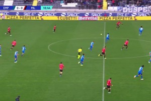 意甲-奇克破门+造点吉鲁打进赛季第10球 AC米兰3-0恩波利稳居第三