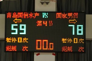 【图片集锦】男篮内部教学赛 中国男篮78 - 59大胜青岛