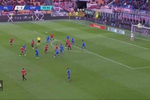 意甲-米兰1-0恩波利距榜首16分 普利西奇制胜米兰各赛事3连胜