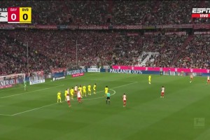 德甲-拜仁0-2多特剩7轮距榜首药厂13分 多特近12场国家德比首胜