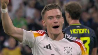欧洲杯揭幕战-德国5-1十人苏格兰取开门红 维尔茨首球德国5人建功