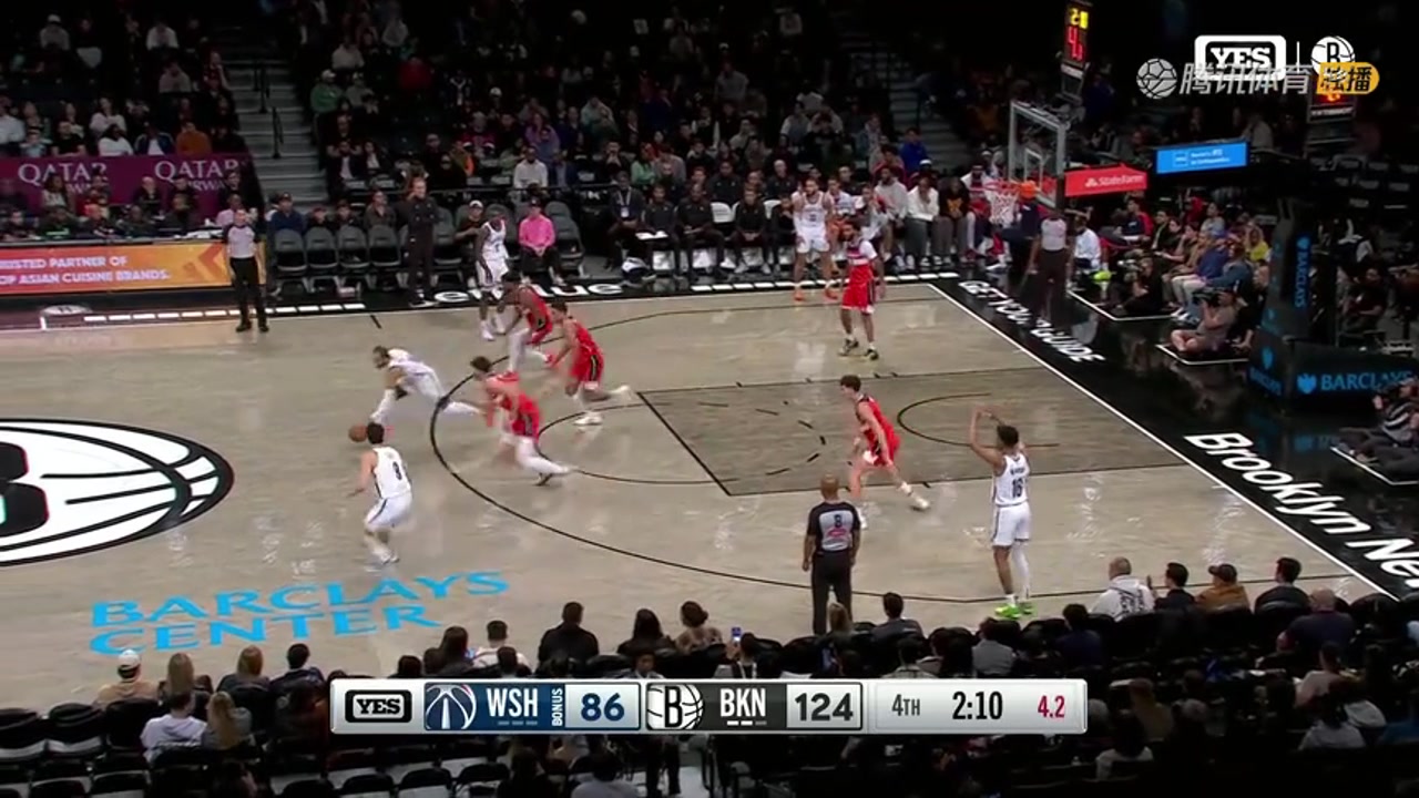 给机会就能发挥！崔永熙4分钟投进2记接锅球砍5分1板，正负值+7