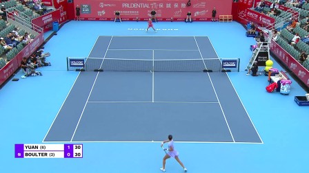 WTA250香港站女单半决赛 袁悦 1 - 2 博尔特 全场集锦