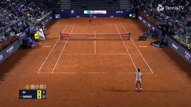 05月08日ATP1000罗马站男单第1轮 布云朝克特0-2达德尔里 集锦
