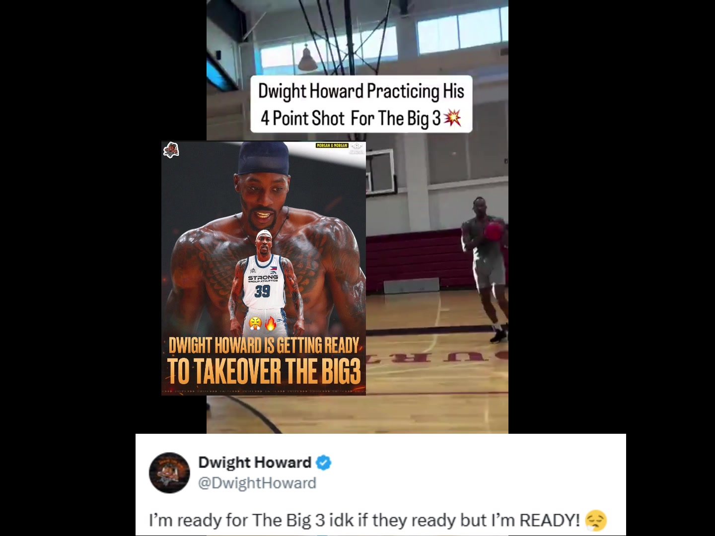 【NBA】没得选了？火花苦练4分球备战BIG3联盟：我准备好