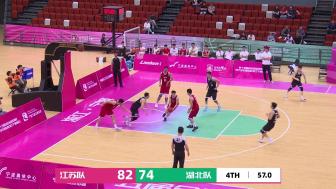 06月09日全运男篮资格赛B组 江苏 84 - 76 湖北 全场集锦