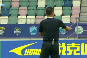 中冠-济南天盛1-1山东球探 许旸远射绝平