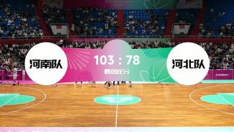 全运会男篮附加赛 河南 103 - 78 河北 全场集锦