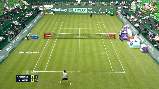 06月16日ATP500哈雷站第1轮 阿尔特迈尔 - 梅德韦杰夫 精彩镜头