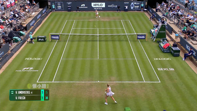 06月17日WTA500柏林站第1轮 安德列娃1-2弗莱彻 全场集锦