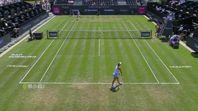 06月26日WTA500巴特洪堡站1/4决赛 亚历山德洛娃0-2斯瓦泰克 集锦