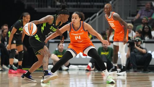 WNBA常规赛 康涅狄格太阳 81 - 97 西雅图风暴 全场集锦