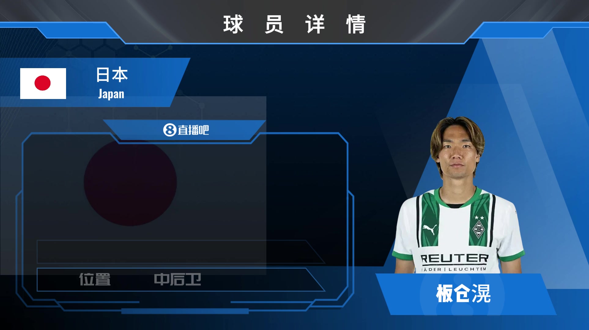 板仓湟球员集锦：现代足球中典型的出球中卫