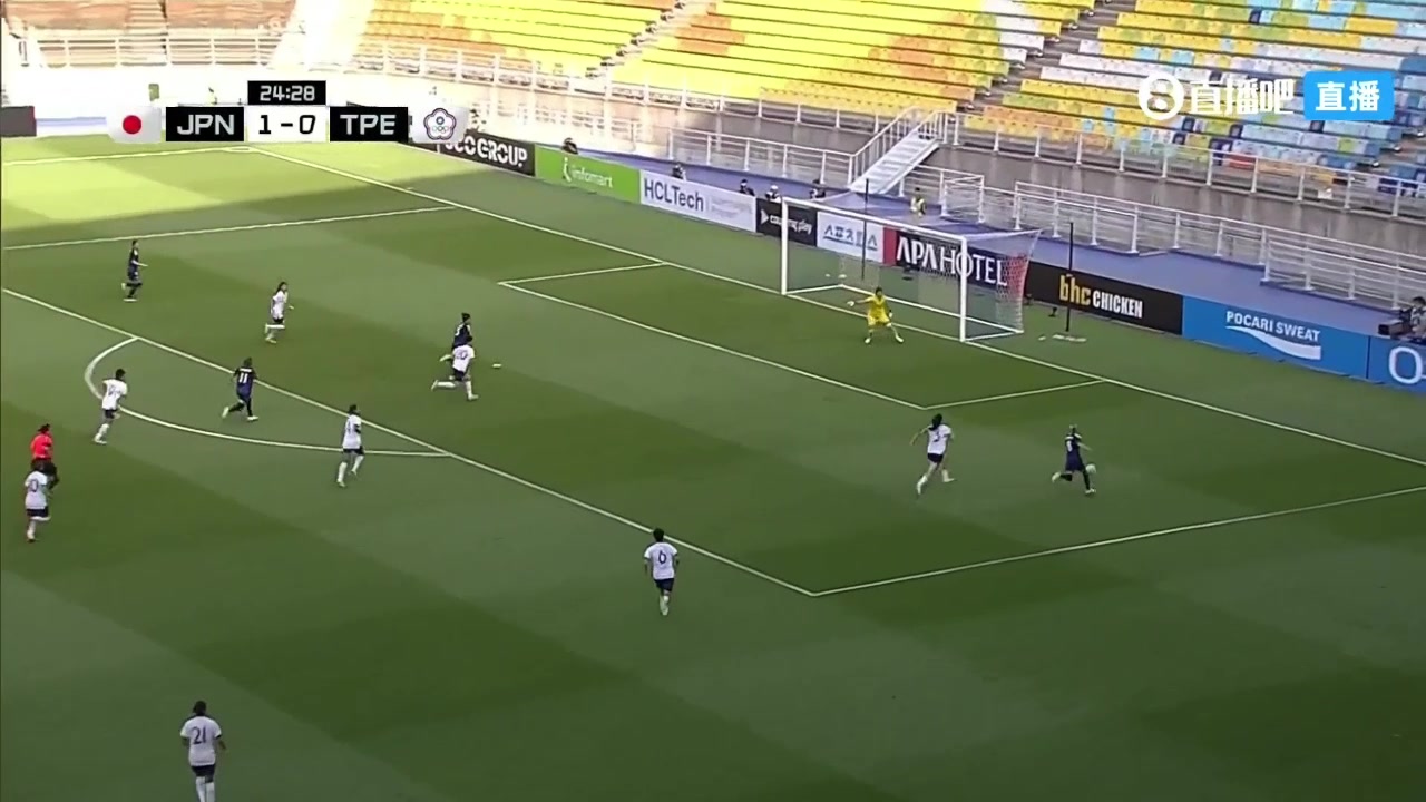 【体育视频】打崩了！三分钟两球，日本女足2-0领先中国台北女