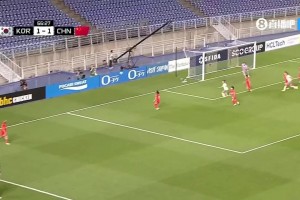 补时遭绝平！中国女足2-2韩国女足 姚伟传射+世界波邵子钦建功