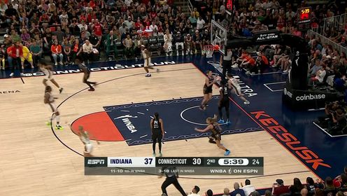 WNBA常规赛 印第安纳狂热 85 - 77 康涅狄格太阳 全场集锦