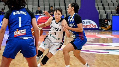07月18日女篮亚洲杯半决赛资格赛 韩国女篮104-71菲律宾女篮 全场集锦