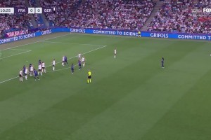女足欧洲杯-卡特琳染红 十人德国女足点球6-5淘汰法国女足