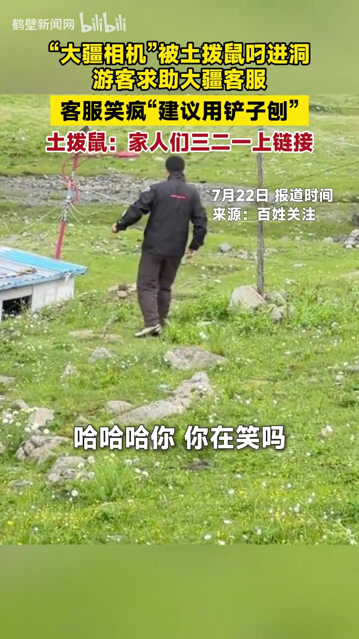 “大疆相机”被土拨鼠叼进洞，游客求助大疆客服