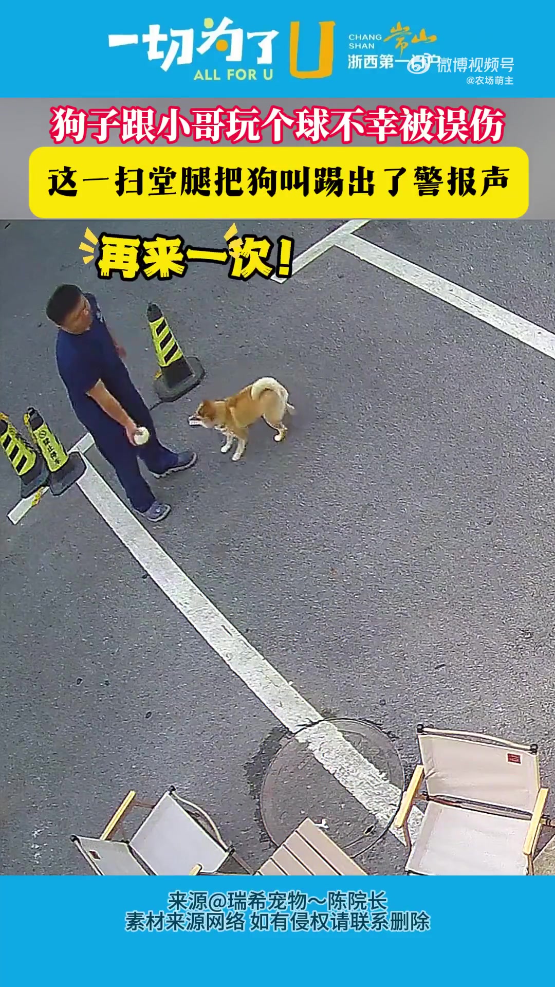 狗子被误伤！叫出警报声