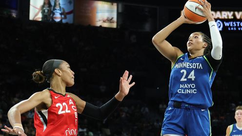 08月03日WNBA常规赛 明尼苏达山猫 111 - 58 拉斯维加斯王牌 全场集锦