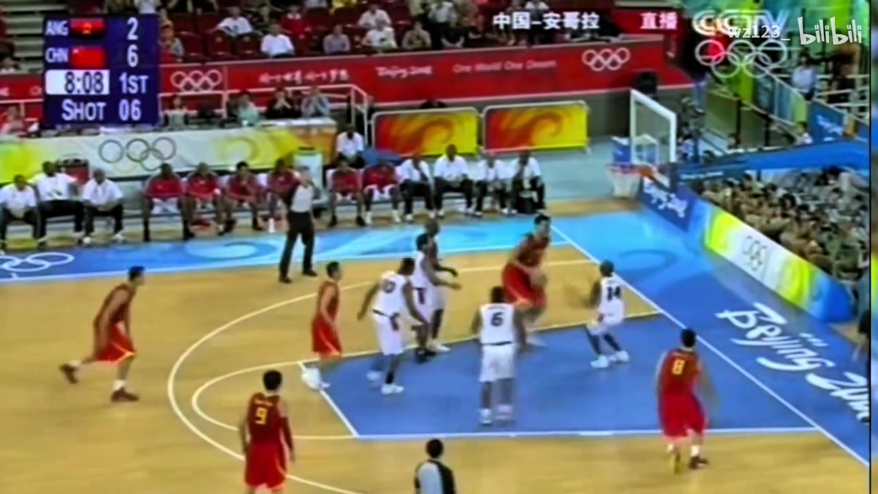 【综合】这就是超级中锋！巅峰姚明08年奥运会狂砍30分率队战胜安哥拉！