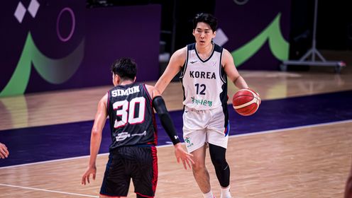 男篮亚洲杯1/4决赛资格赛3 韩国男篮 99 - 66 关岛男篮 全场集锦