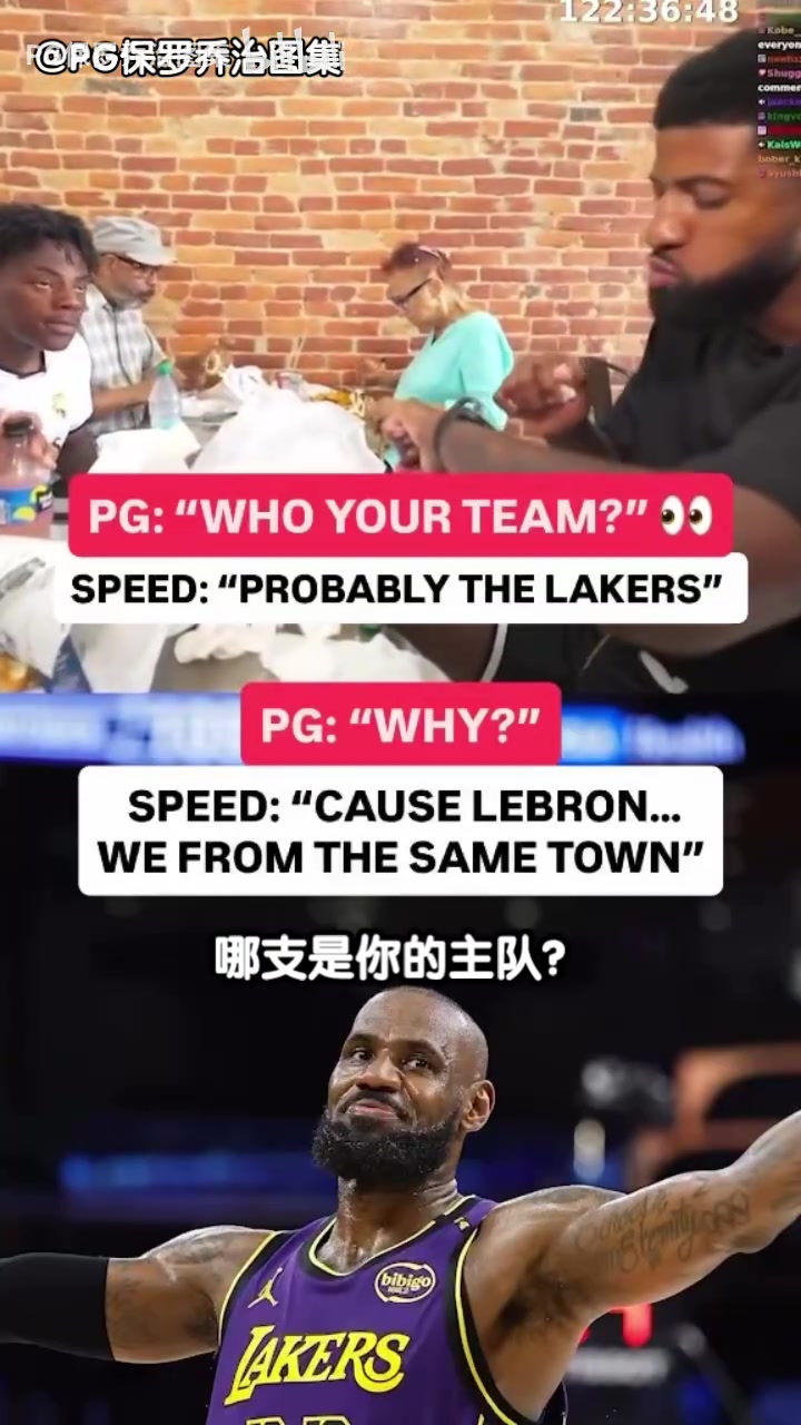 【詹姆斯】乔治询问NBA主队，甲亢哥：可能是湖人吧，因为有詹