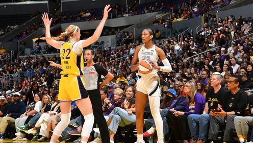 WNBA常规赛收官战 拉斯维加斯王牌 103 - 75 洛杉矶火花 全场集锦