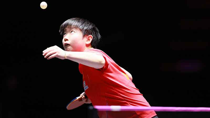 硬实力！孙颖莎连下四局4-1迪亚兹，晋级女单半决赛，将战蒯曼