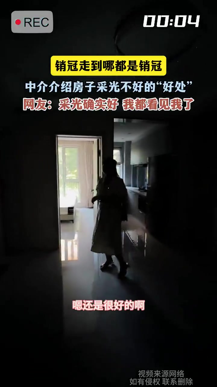 销冠走到哪都是销冠，中介介绍房子采光不好的“好处”