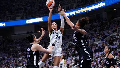 WNBA季后赛首轮G2 明尼苏达山猫75 - 74金州女武神 全场集锦