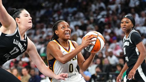WNBA季后赛半决赛G1 印第安纳狂热 89-73 拉斯维加斯王牌 全场集锦