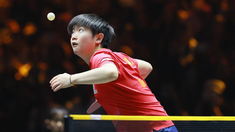 10月02日WTT中国大满贯女单1/8决赛 孙颖莎3-0王晓彤 全场集锦