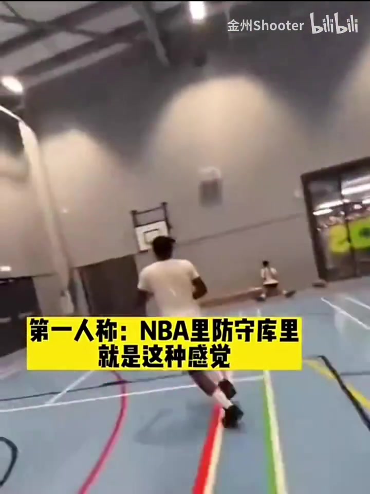 【体育视频】网友恶搞：第一人称视角，在NBA防库里大概就是这