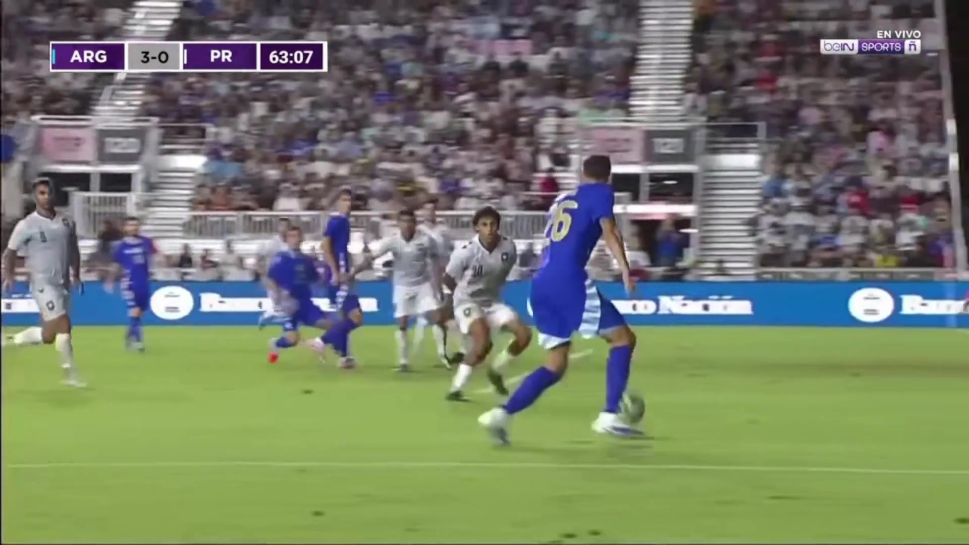 造乌龙！冈萨雷斯打门碰到波多黎各球员后入网，4-0领先！