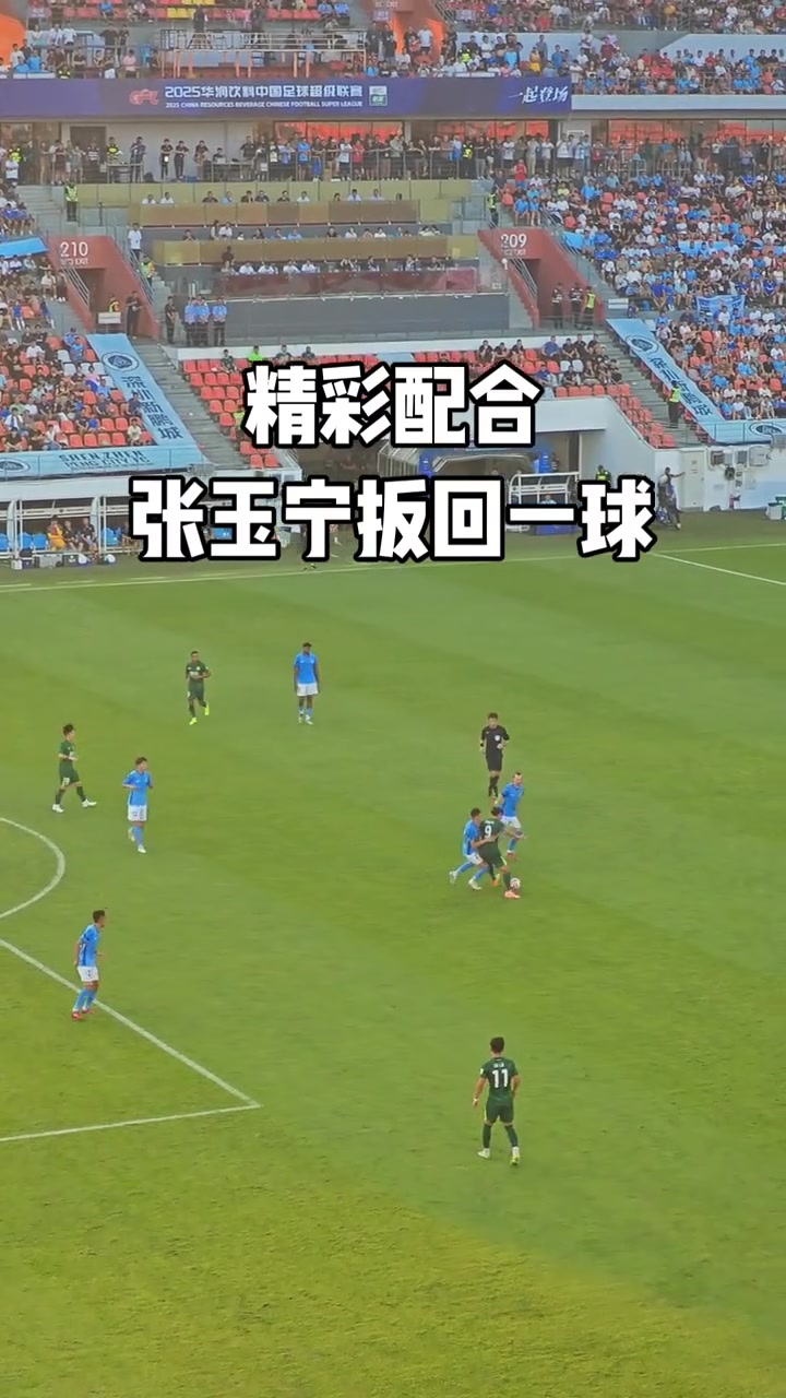 国产第一中锋的价值！实拍：张玉宁几乎一己之力助国安扳回一球