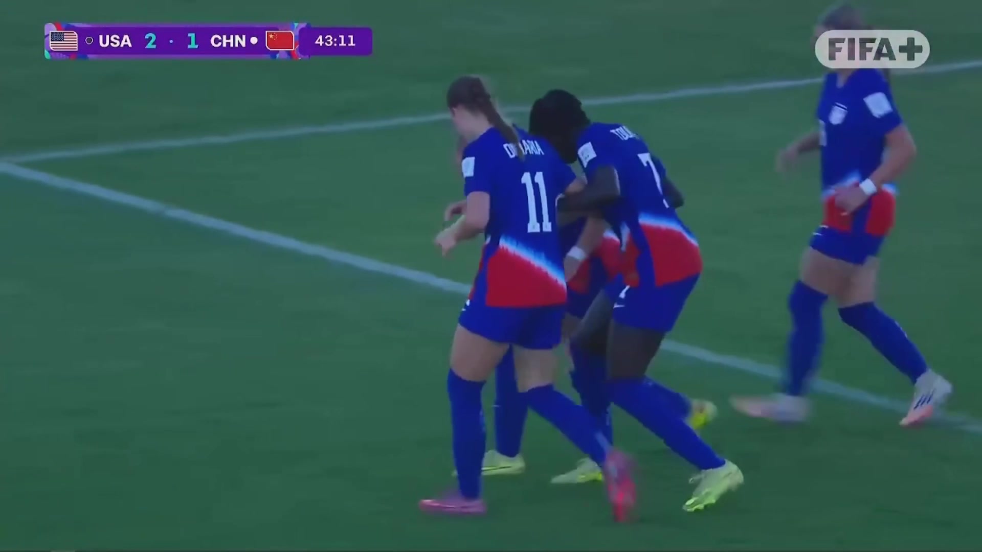 被连扳两球反超！迪玛利亚弧顶突施冷箭，U17女足1-2落后美国