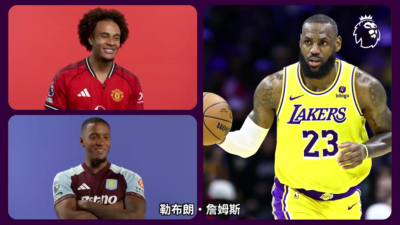 英超球员猜NBA球星？齐尔克泽看到詹姆斯：嗯…，好难啊