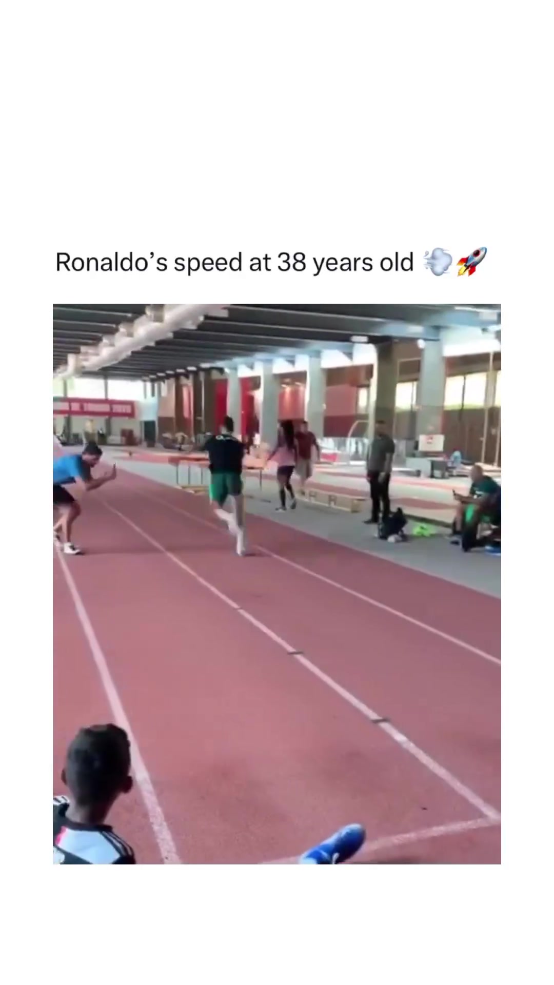 [足球]杯赛遗憾出局！名场面：38岁时C罗的短跑训练！
