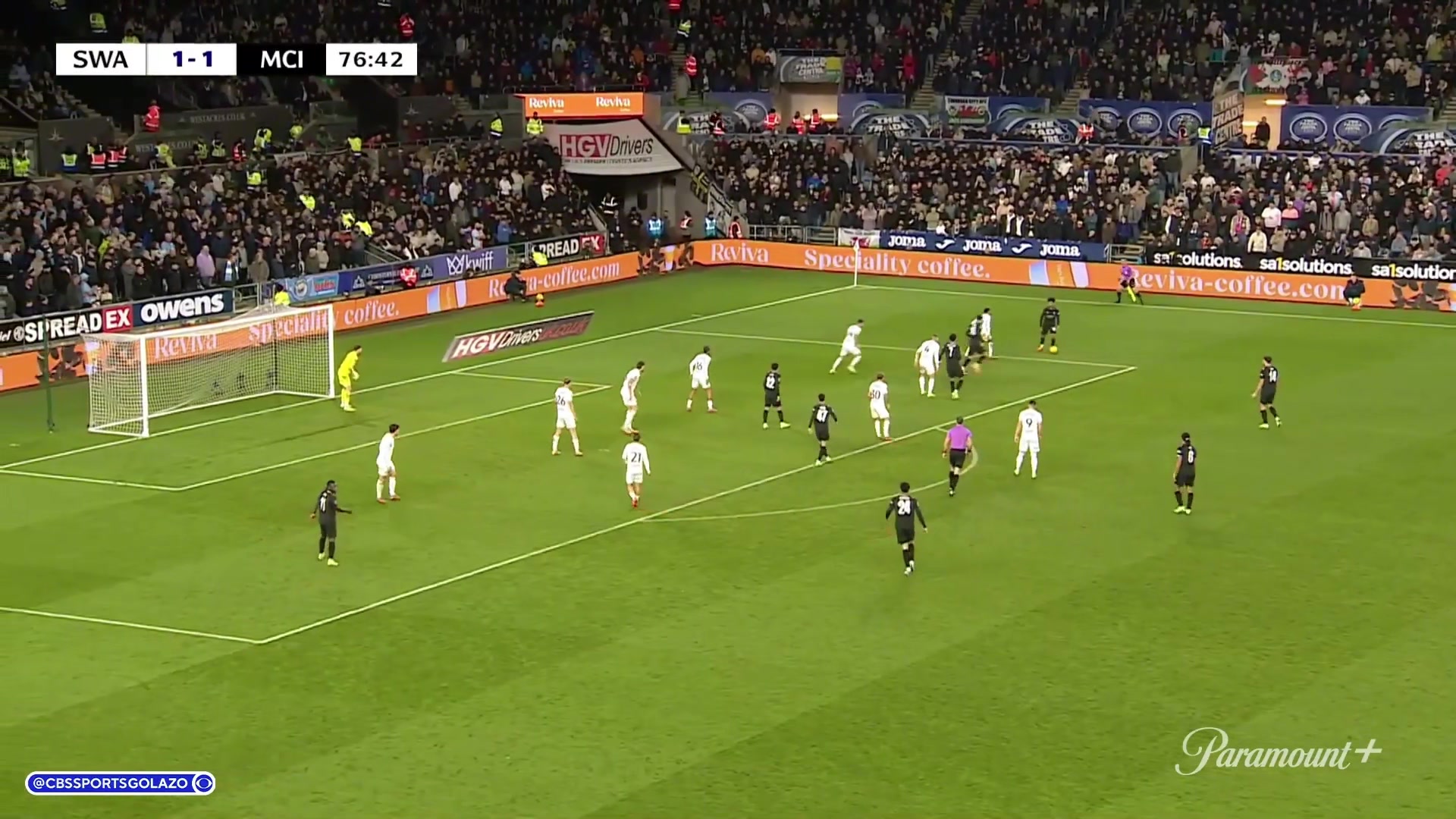 曼城反超!谢尔基直塞,马尔穆什晃开防守球员小角度破门