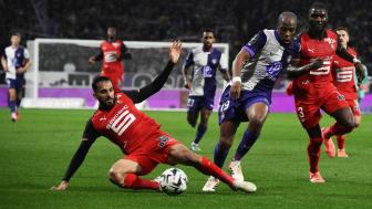 法甲-下半场连扳两球 图卢兹2-2逼平雷恩