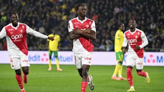 法甲-戈洛文双响&库利巴利破门 摩纳哥5-3南特升第二